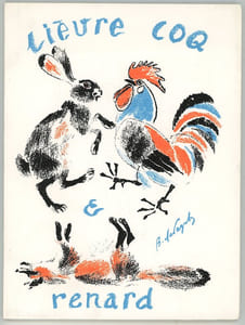 Le Lièvre, le coq et le renard.