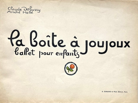 La Boîte à joujoux.. HELLÉ (André). DEBUSSY (Claude).