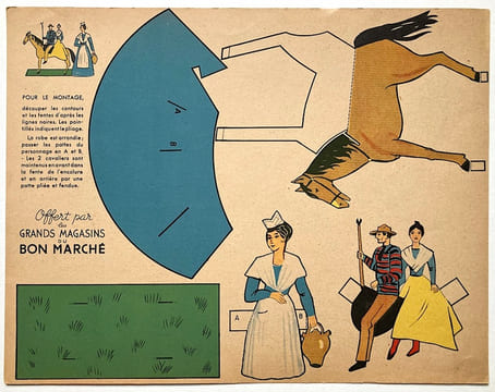 L’Alsace, L’Auvergne, La Bourgogne, La Bretagne, Flandre Artois Picardie, La Provence.. [Découpages]. Tolmer.