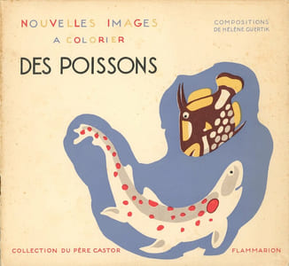 Nouvelles images à colorier. Des poissons.