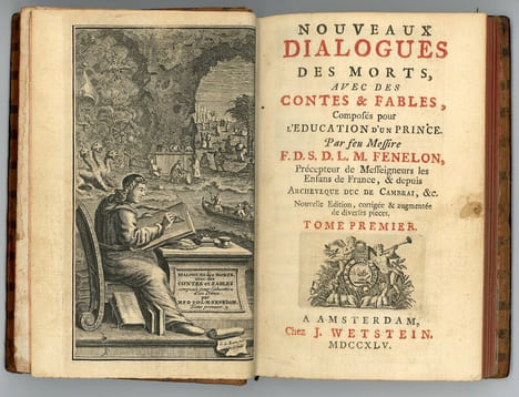 Nouveaux dialogues des morts avec des contes et fables.. FÉNELON (François de Salignac de La Mothe).