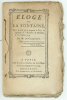 Eloge de La Fontaine.. CHAMFORT. Pseudonyme de Sébastien-Roch Nicolas.