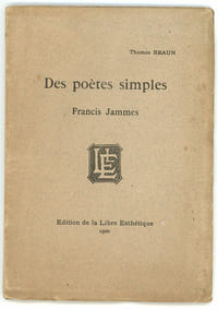 Des poètes simples. Francis Jammes.