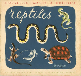 Nouvelles images à colorier. Reptiles.