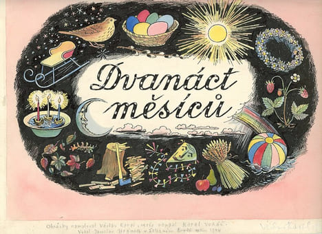 Ensemble de 7 dessins originaux. . KAREL (Vaclav).