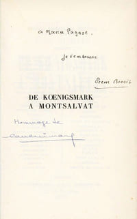 De Koenigsmark à Montsalvat, quarante années quarante romans