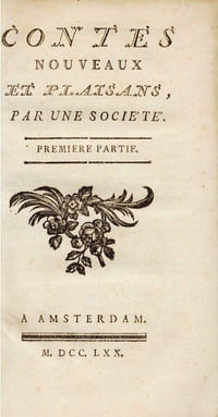 Contes nouveaux et plaisants, par une Société