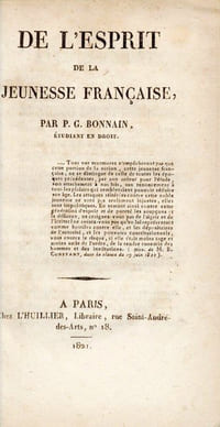 De l'Esprit de la Jeunesse Française