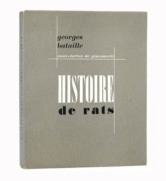 Histoire de Rats. BATAILLE (Georges) ; GIACOMETTI (Alberto, ill.)
