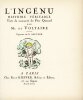 L'ing&eacute;nu. VOLTAIRE [AROUET (Fran&ccedil;ois-Marie)] / SAUVAGE (Sylvain [ROY (F&eacute;lix)], ill.)