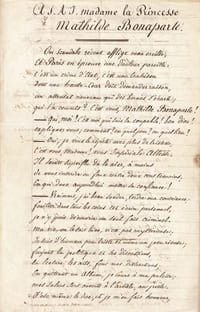 A S.A.I. Madame la Princesse Mathilde Bonaparte