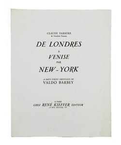 De Londres à Venise par New-York
