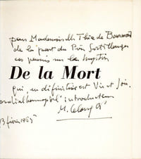De la Mort