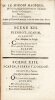 Le Miroir magique. Op&eacute;ra-comique en un acte.. FLEURY (Jacques) / LESAGE (Alain-Ren&eacute;) / DORNEVAL [Orneval (Jacques-Philippe, d')]