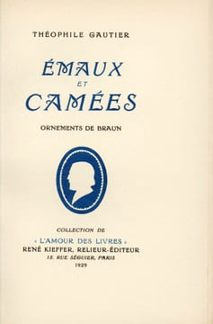 Émaux et camées. GAUTIER (Théophile) ; BRAUN (Georges, ill.)