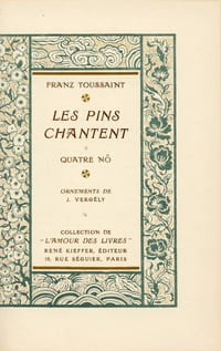 Les pins chantent, quatre nô