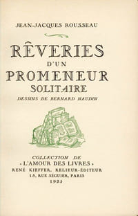 Rêveries d'un promeneur solitaire