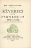 R&ecirc;veries d'un promeneur solitaire. ROUSSEAU (Jean-Jacques) ; NAUDIN (Bernard, ill.)