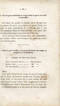Les Secrets de la beauté du visage et du corps. Traité complet d'hygiène, de physiognomie et d'embellissement