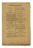 [Prospectus &agrave; distribuer de la librairie Ladvocat]. LADVOCAT (Pierre-Fran&ccedil;ois)