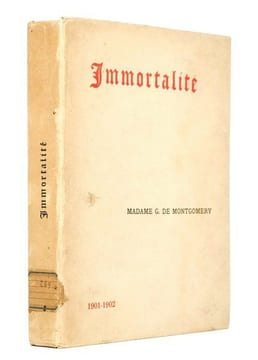Immortalité. DE MONTGOMERY (Lucy)
