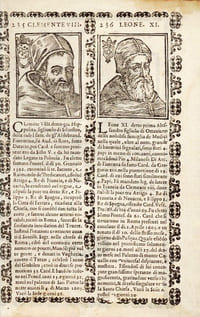 Cronologia ponteficale, che contiene le vere effigie, i nomi, cognomi, & patria di tutti i Pontefici, con le loro vite, quanto regnarono, e dove morirono
