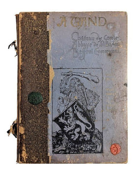À Gand. Notes et croquis. Château des comtes. Abbaye de St Bavon. Beffroi communal. Vieilles pierres, murs vénérables, rudes bastilles. HEINS (Armand)