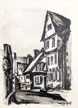 Vieilles Maisons de Bretagne. CONTEL (Jean-Charles) [LECONTE, Jean-Charles Maurice)] ; DUPOUY (Auguste)