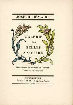 Galerie des belles amours. HÉMARD (Joseph)