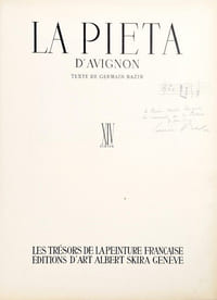 La Pietà d'Avignon. XIVe siècle