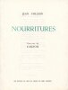 Nourritures. [GASTRONOMIE] FOLLAIN (Jean) ; CARZOU (Jean, ill. [ZOULOUMIAN, Karnik])