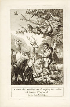 Recueil de fables d'Ésope, et autres mythologistes ; les mêmes, mises en vers par La Fontaine, ornées de gravures par Augustin Legrand, ouvrage ...