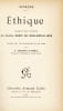 &Eacute;thique. SPINOZA ; BOULAINVILLIERS (Henri de, trad.) ; COLONNA D'ISTRIA (F.)