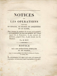 Notices sur les opérations exécutées en Espagne, en France, en Angleterre et en Écosse