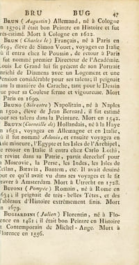 Abrégé de la vie des peintres des écoles allemande, flamande, hollandaise, française, romaine, florentine, vénitienne, lombarde, génoise, napolitaine, espagnole et les anciens ; mis en ordre alphabétique, avec une explication de leur manière et genre de peindre