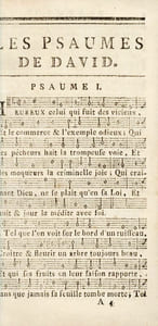 Les Psaumes de David, mis en vers françois. Revus et approuvés par les pasteurs et professeurs de l'Église & de l'Académie de Genève