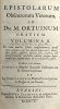 Epistolarum obscurorum virorum. ad Dm. M. Ortuinum Gratium. Volumina II. Ex Tam Multis Libris Conglutinata, Quod Unus Pinguis Cocus Per Decem Annos ...