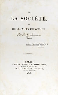 De la société et de ses vices principaux