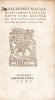 Carminum libri quatuor [SUIVI DE] Carminum libellus. SALMON MACRIN