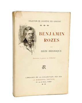 Benjamin Rozes. Illustrations et gravures de Vadasz. HENNIQUE (Léon) ; VADASZ (ill.)