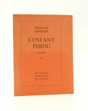 L'Enfant perdu, poème. DEREME (Tristan)