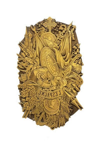 [Plaque à dorer pour le plat supérieur de la reliure de l'ouvrage l'Espagne ancienne et moderne par E. Dubois publié à Rouen chez Mégard en 1859] [joint] L'Espagne ancienne et moderne