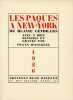 Les Pâques à New York. CENDRARS (Blaise) / MASEREEL (Frans) 