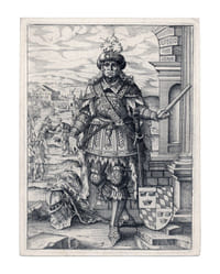 [Genuinae Icones ducum Bavariae, Comitum Tijrolensium Regum Lambardiæ Marchionum Antuerpiensium Principum & regum Francorum Imperatorum & Caesarum Germanorum Comitum Paltinorum e Rheni S. R. Imperij Electorum Ex principe Familia Bauairca illustrissima et vetustissima oriundorum ... ab anno Virgine partus CCCCXCIII Vsque ad annum M. D. LXXXIII : Adiectis Quarundam Vxorum Iconibus singularum vero insigne vita rebus gestis]