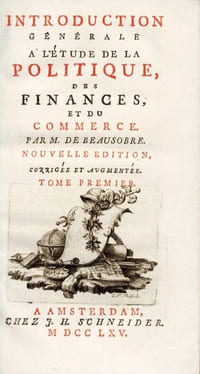 Introduction générale à l'étude de la Politique, des Finances et du Commerce