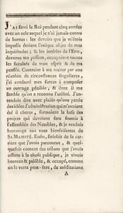 De l'Administration des finances de la France. [SUIVI DE] [Mémoire de Mr. Necker, en réponse aux faits avancés par Mr. de Calonne : dans son mémoire présenté au Roi, & à l'Assemblée des notables, concernant les finances de l'état] [SUIVI DE] Introduction à l'ouvrage intitulé : De l'Administration des finances de la France [SUIVI DE] Suite des Lettres d'un propriétaire françois à M. Necker, ou Calculs, tableaux, résultats, plan de réforme, avec des observations générales et sérieuses sur quelques chapitres de son administration des finances de la France. Par M. le Baron de ***.