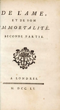 Le Monde, son origine, son antiquité [SUIVI DE] De l'âme et de son immortalité. [SUIVI DE] Essai sur la chronologie