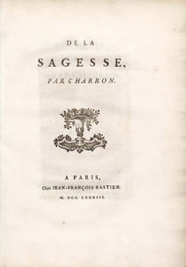 De la sagesse