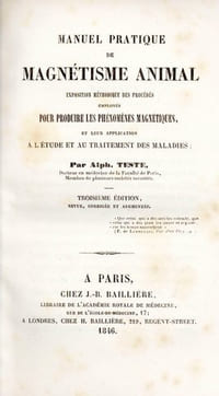 Manuel pratique de magnétisme animal, exposition méthodique des procédés employés pour produire les phénomènes magnétiques et leur application à l'étude et au traitement des maladies