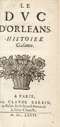 Le Duc d'Orléans, histoire galante